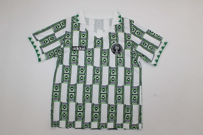 Kids Nigeria 1994 Away Soccer Jersey And Shorts