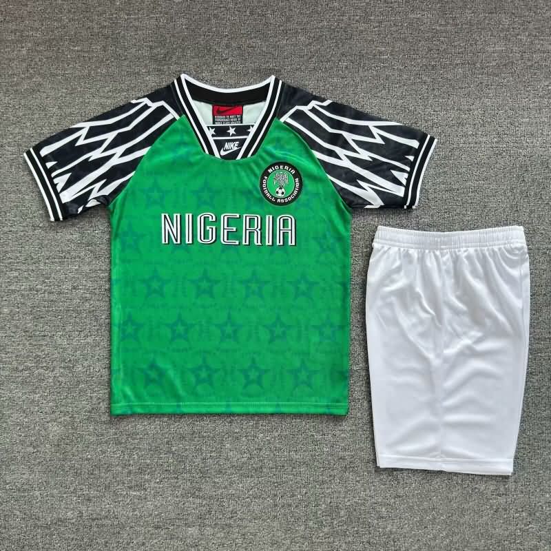 Kids Nigeria 1994/95 Home Soccer Jersey And Shorts Kids Nigeria 1994/95 Home Soccer Jersey And Shorts