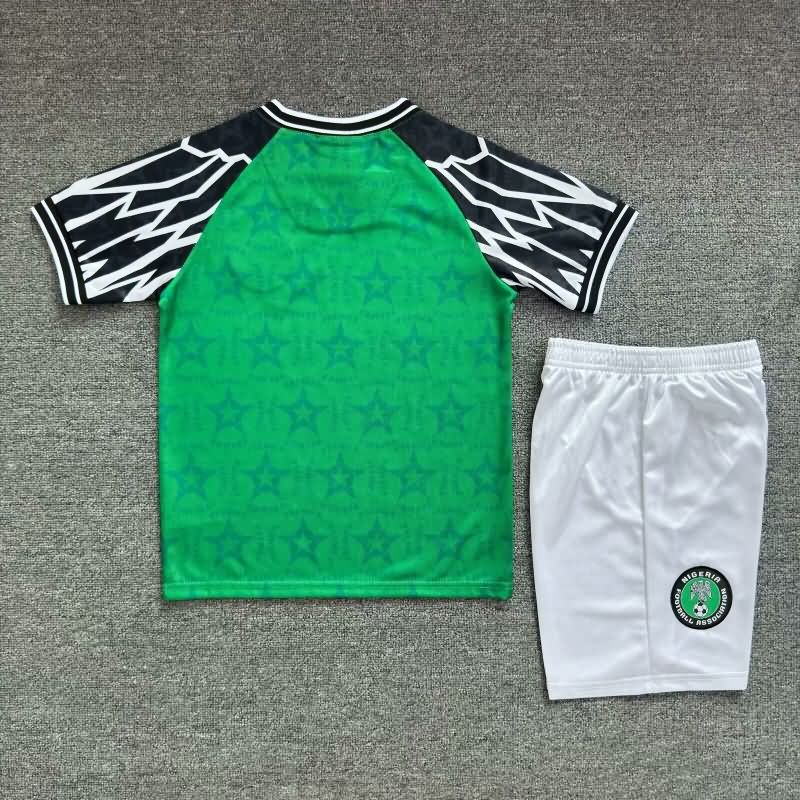 Kids Nigeria 1994/95 Home Soccer Jersey And Shorts