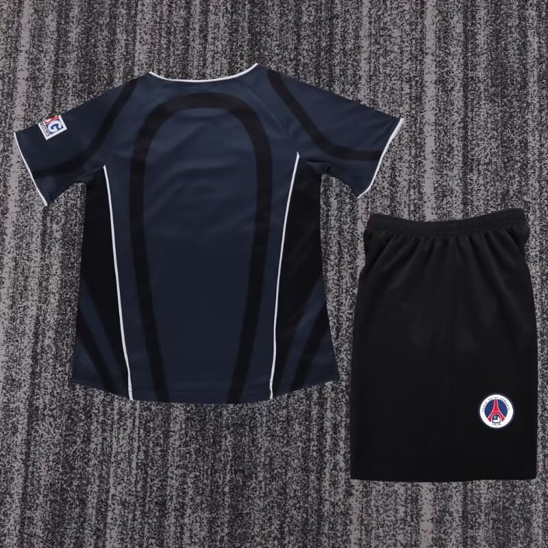Kids Paris St Germain 2001/02 Third Soccer Jersey And Shorts
