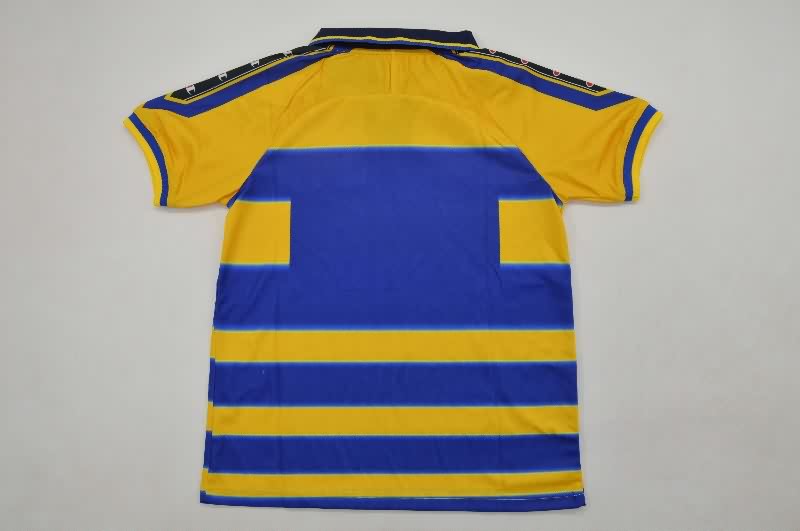 Kids Parma 1999/00 Home Soccer Jersey And Shorts