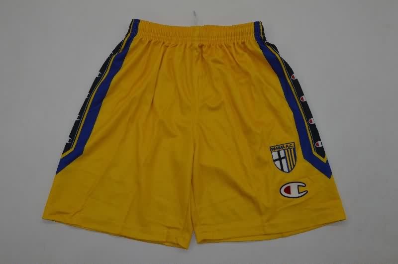 Kids Parma 1999/00 Home Soccer Jersey And Shorts