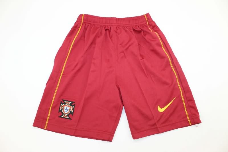 Kids Portugal 2006 Home Soccer Jersey And Shorts