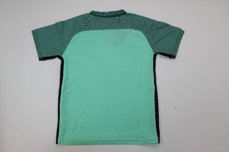 Kids Portugal 2016 Away Soccer Jersey And Shorts
