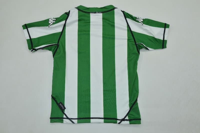 Kids Real Betis 2003/04 Home Soccer Jersey And Shorts