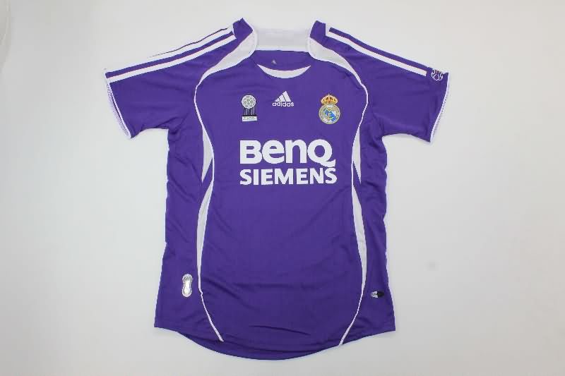 Kids Real Madrid 2006/07 Third Soccer Jersey And Shorts
