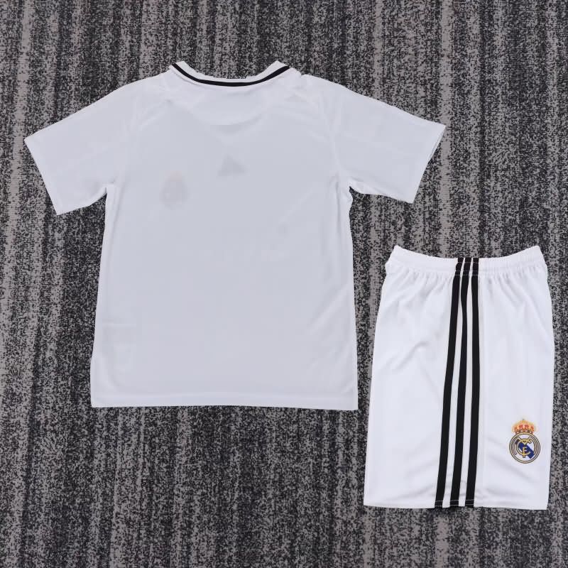 Kids Real Madrid 2008/09 Home Soccer Jersey And Shorts
