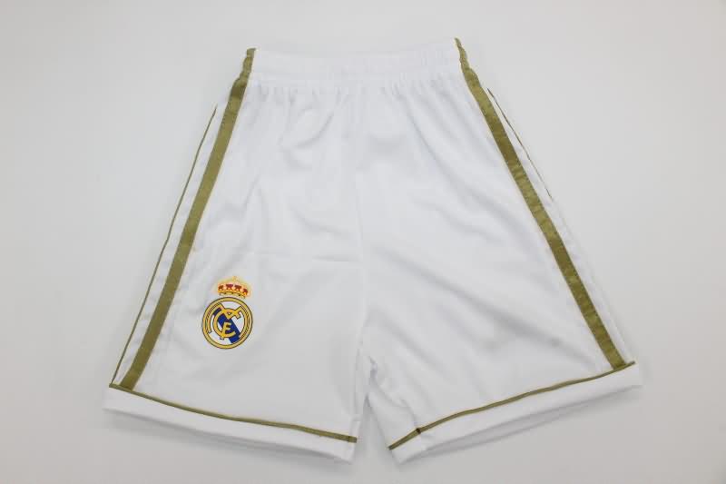 Kids Real Madrid 2011/12 Home Long Sleeve Soccer Jersey And Shorts