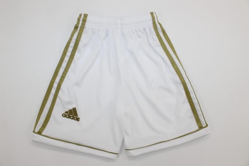 Kids Real Madrid 2011/12 Home Long Sleeve Soccer Jersey And Shorts