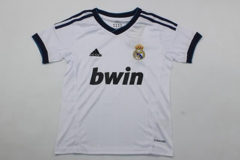 Kids Real Madrid 2012/13 Home Soccer Jersey And Shorts