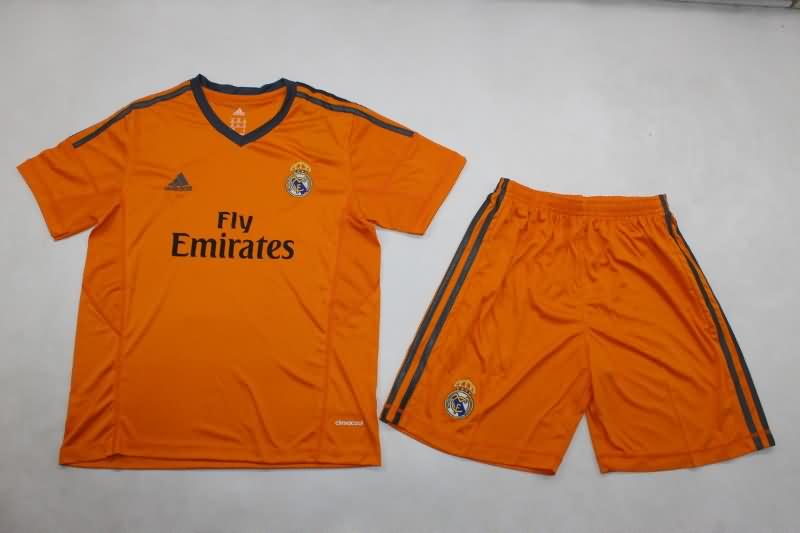 Kids Real Madrid 2013/14 Away Soccer Jersey And Shorts