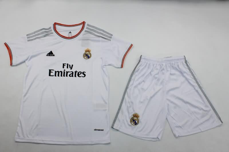 Kids Real Madrid 2013/14 Home Soccer Jersey And Shorts