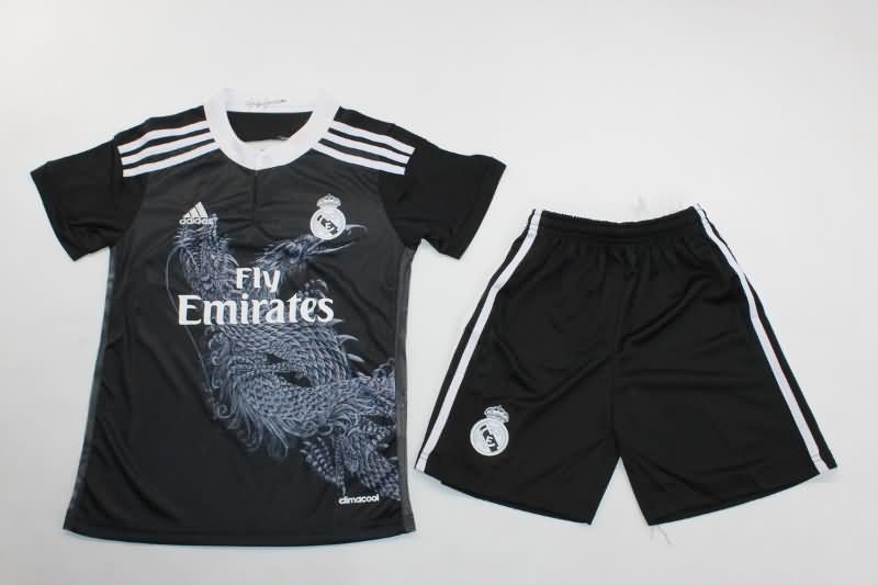 Kids Real Madrid 2014/15 Third Soccer Jersey And Shorts