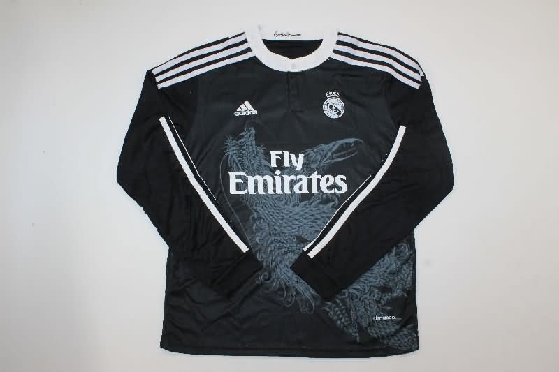Kids Real Madrid 2014/15 Third Long Sleeve Soccer Jersey And Shorts