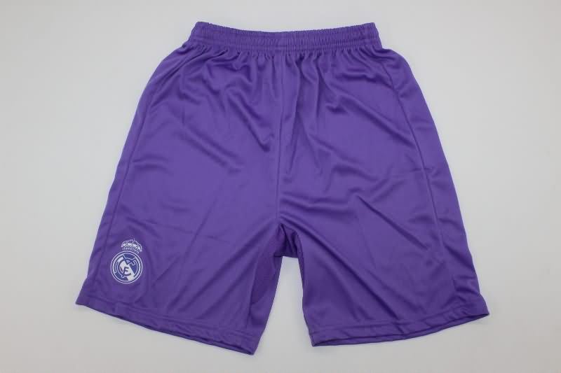 Kids Real Madrid 2016/17 Away Long Sleeve Soccer Jersey And Shorts