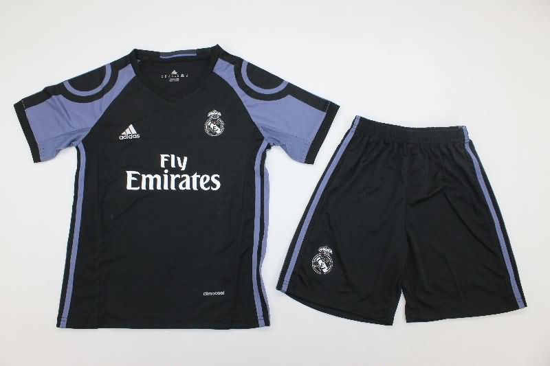 Kids Real Madrid 2016/17 Third Soccer Jersey And Shorts