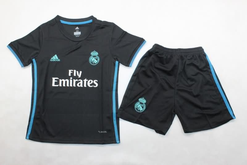 Kids Real Madrid 2017/18 Away Soccer Jersey And Shorts