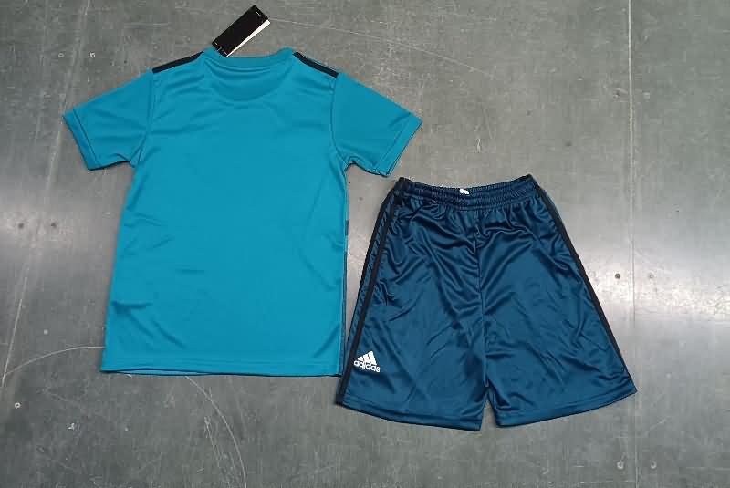 Kids Real Madrid 2017/18 Third Soccer Jersey And Shorts