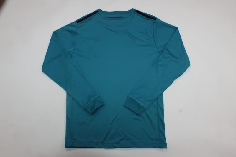 Kids Real Madrid 2017/18 Third Long Sleeve Soccer Jersey And Shorts