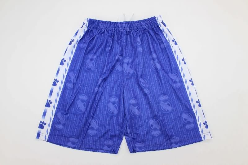 Kids Real Madrid 1996/97 Away Soccer Jersey And Shorts