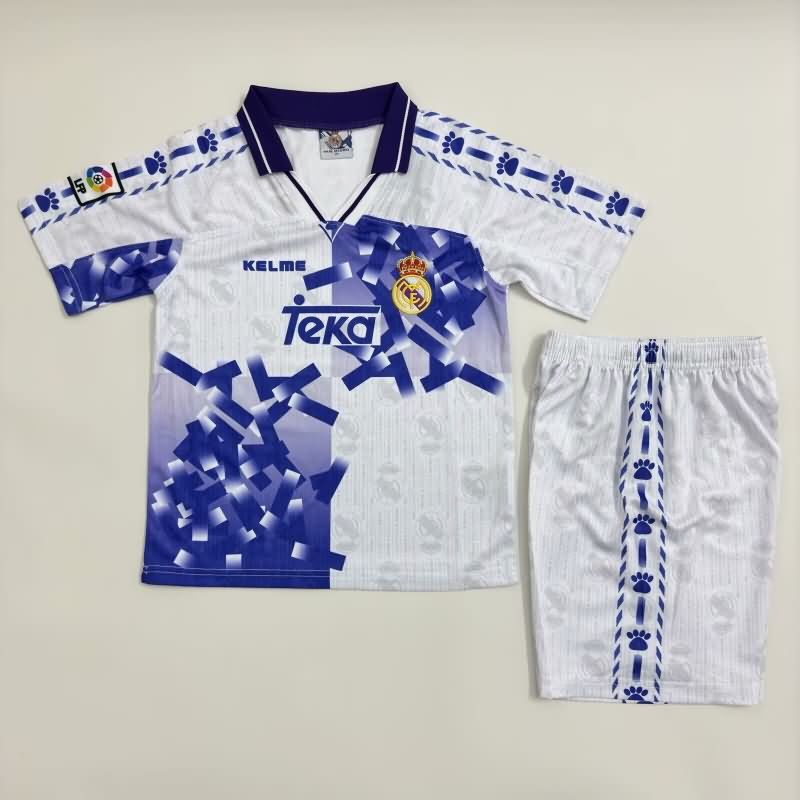 Kids Real Madrid 1996/97 Third Soccer Jersey And Shorts