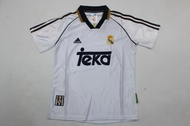 Kids Real Madrid 1998/00 Home Soccer Jersey And Shorts