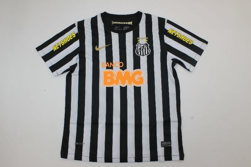 Kids Santos 2011/12 Away Soccer Jersey And Shorts