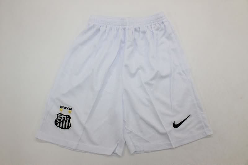 Kids Santos 2011/12 Home Long Sleeve Soccer Jersey And Shorts
