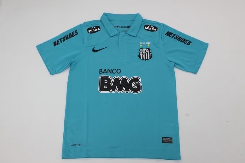Kids Santos 2012/13 Away Soccer Jersey And Shorts
