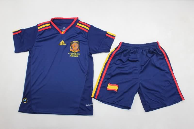 Kids Spain 2010 Away Soccer Jersey And Shorts Kids Spain 2010 Away Soccer Jersey And Shorts