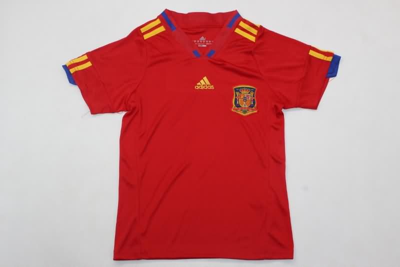 Kids Spain 2010 Home Soccer Jersey And Shorts