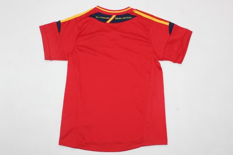 Kids Spain 2012 Home Soccer Jersey And Shorts